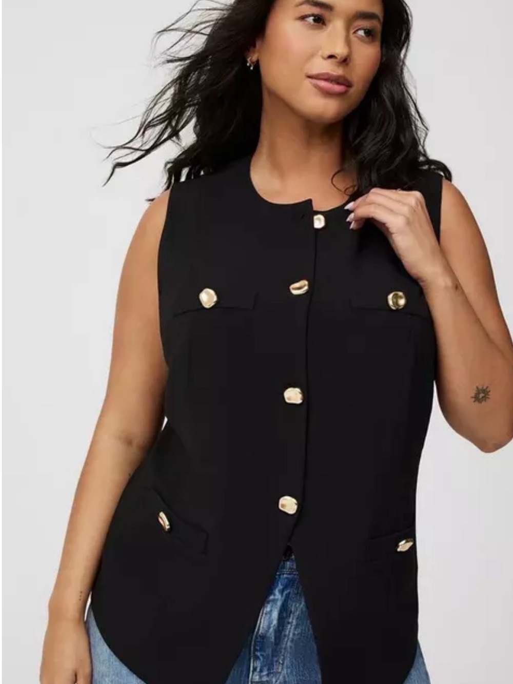 Torrid Peplum Vest- brand new without tags sz 3